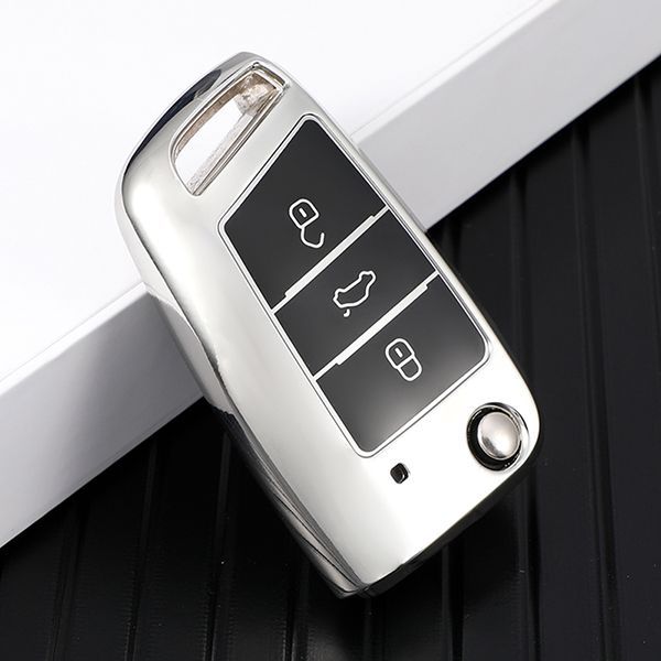 For VW 3 button TPU protective key case please choose the color