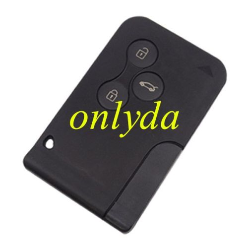 For  Renault  Megane 3 button  key blank & blade -without badge
