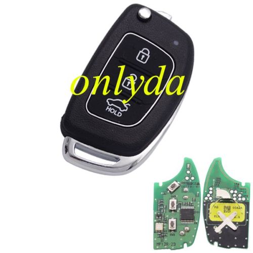 Original Hyundai 3 button remote key Genuine OEM PCB 95430-1RAA1 Remote Key FOB - for Hyundai Accent 11-14 with 434mhz  MP12R-23 954301RAA1 Original PCB+ Aftermarket shell