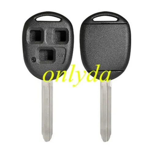 itopkey brand high quality Toyota upgrade 3 button key shell with TOY43-SH3 blade
