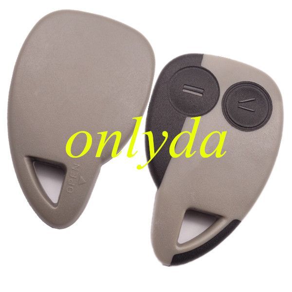 For Renualt 2 button remote key blank (with badge on back )