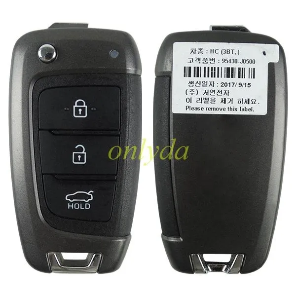 For OEM Hyundai 3 button remote key with 434mhz