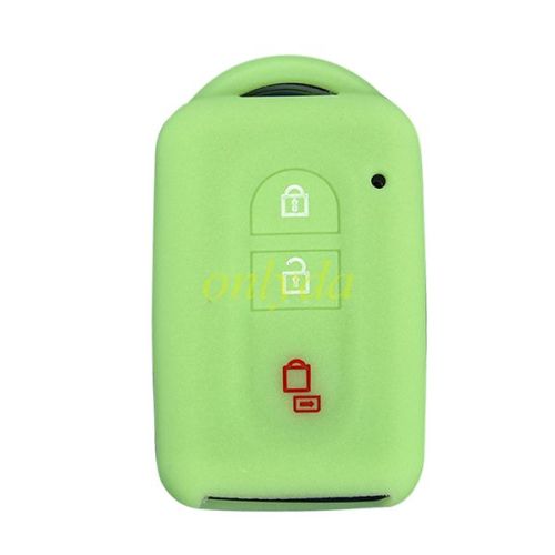 For Nissan 3+1 button silicon case (black,blue ,red. Please choose the color)