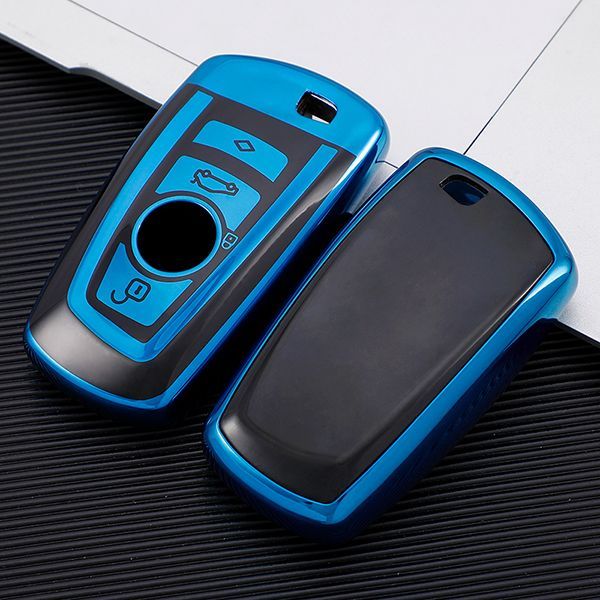 For BMW 5series、525li、520li、3series、GT320li、7series、4series、1series、X3、X4 4 button TPU protective key case , please choose the color
