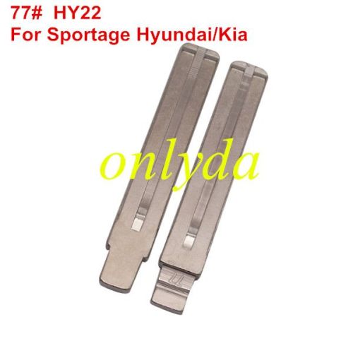 KEYDIY brand key blade 77#  HY22 For Hyundai  Sportage