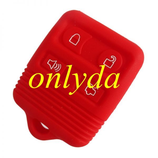 Ford  4 button silicon case (Black,Blue ,Red. Please choose the color)