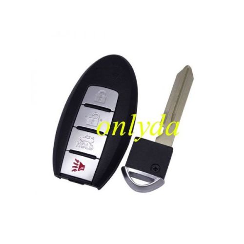 For  Infinite keyless 4 button remote key with 434mhz with pcf 7952 chip