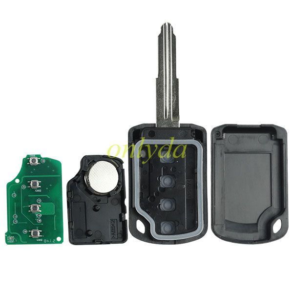 Mitsubishi  2 button remote key with 434mhz with 47 chip  FCC: 6370C134