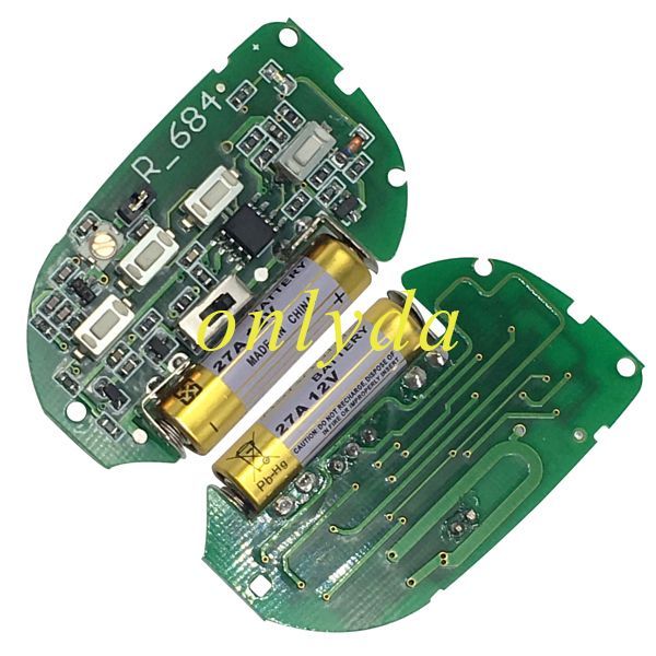 For face to face 4 button remote key