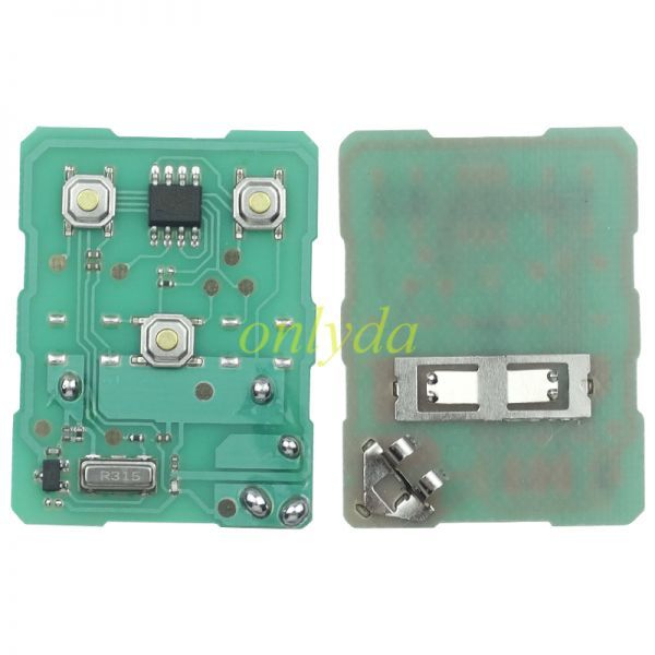 For Ford 3button Remote control with  315mhz/434MHZ