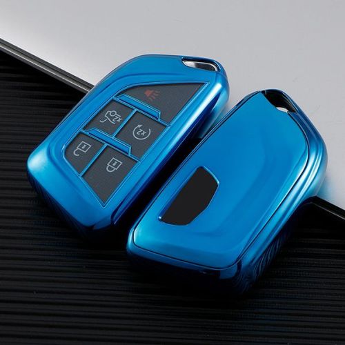 For Cadillac XT5 XT4/XTS/XT6/CT6/ATS-L 5button TPU protective key case , please choose the color