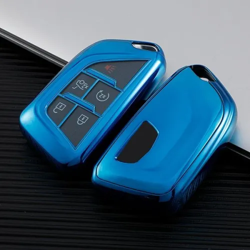 For Cadillac XT5 XT4/XTS/XT6/CT6/ATS-L 5button TPU protective key case , please choose the color