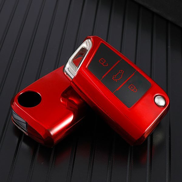 For VW 3 button TPU protective key case please choose the color