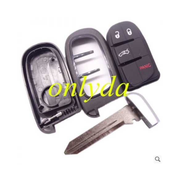 For Chrysler  keyless  remote key with 434mhz with PCF7945M (HITAG AES) chip   with 2+1/3+1/4+1 button key shell , please choose use for 2014-2018 JEEP Cherokee  434mhz ASK PCF7953M FCC ID: GQ4-54T                                                         OE:68141580AE/AC/AF/AG/AB                             with 2+1/3+1/4+1 button key shell , please choose