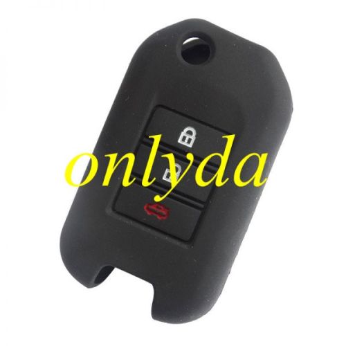Honda 2+1 button silicon case (Black,Blue ,Red. Please choose the color)