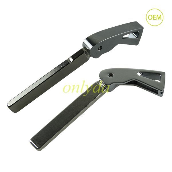 original VW 3 button remote key blank with key blade