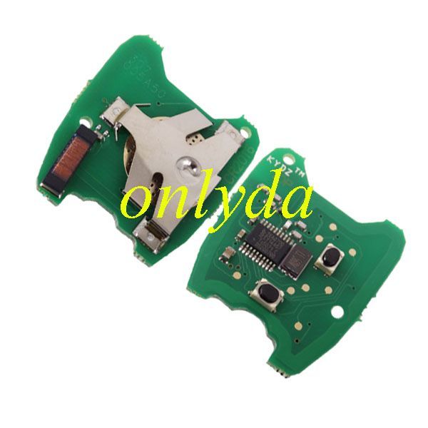For  peugeot 407; 2 button remote key with PCF7961 46 chip