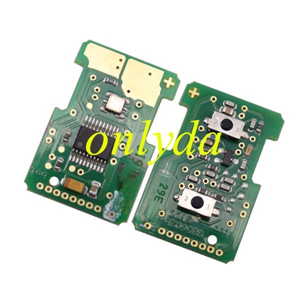 For  OEM Opel 2 button remote key with 433mhz  with  5WK48668 CE:0499 IND:00 FKW:46/16 EL.IND:00 Duns:51-055-8799