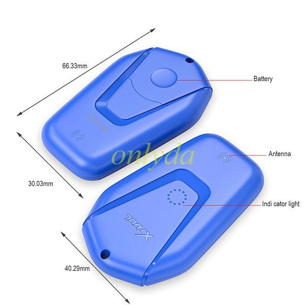 XTOOL KS-2 Blue Emulator Support for Mitsubishi 46-type Smart Key all-key-lost Key Copy Work with XTOOL PAD3 A80 X100 MAX PAD3