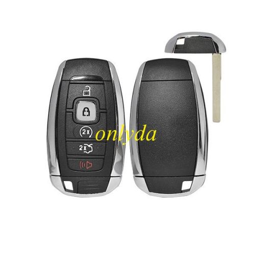 Lincoln 4+1 button key blank with blade