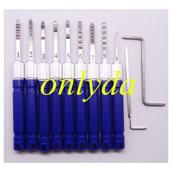 For HUK 11pins lock pick set