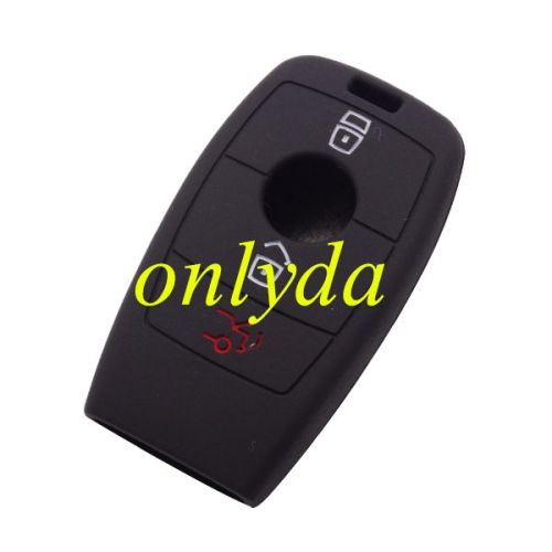 Benz 3 button silicon case (Black,Blue ,Red. Please choose the color)