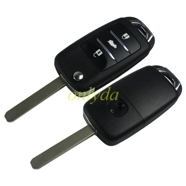 For  Changan Yizhishang 3 button  15 model folding remote key with 433mhz