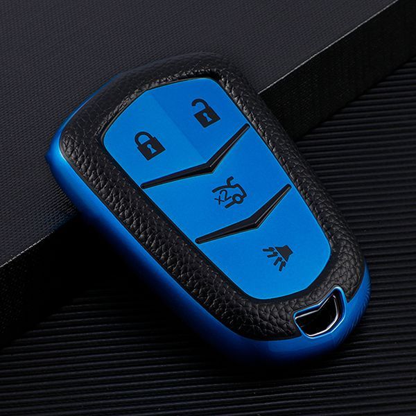 For Cadillac 3 button TPU protective key case , please choose the color