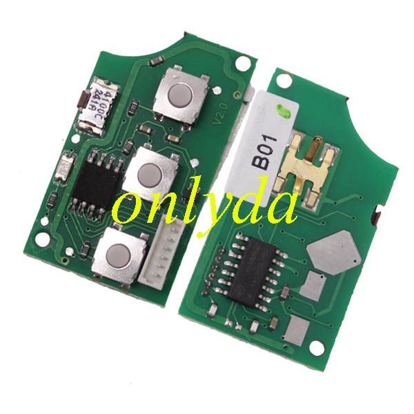 Honda 3+1 button remote key with 315MHZ