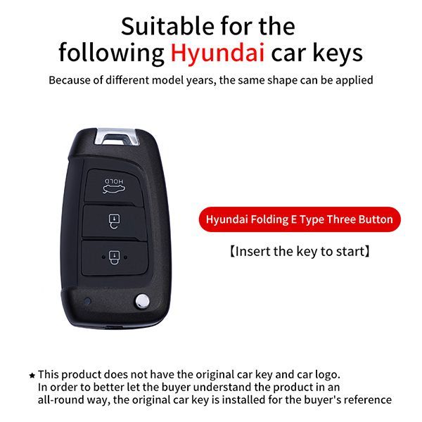 For 2020 Hyundai Elantra  TPU protective key case,please choose the color