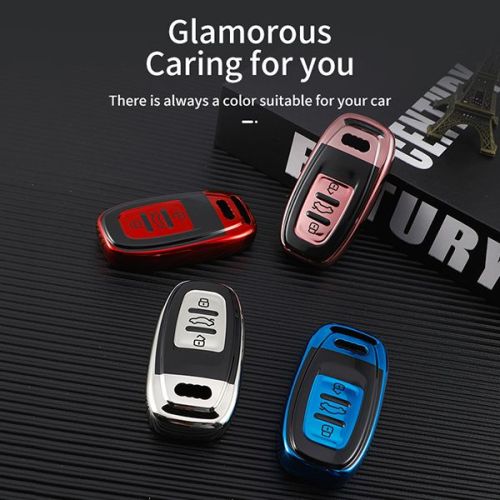 For Audi TPU protective key case,please choose the color