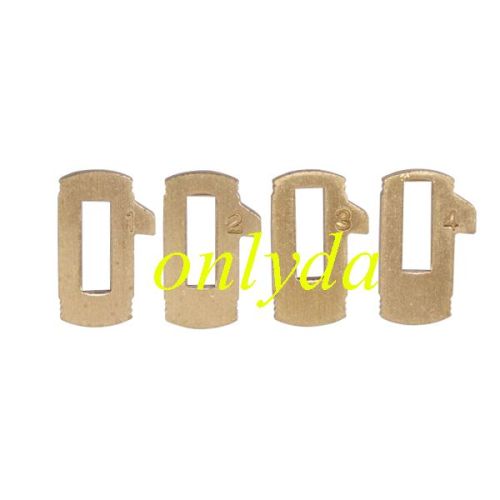 For Chevrolet EPICA lock wafer it contains 1,2,3,4 Each number has 20pcs