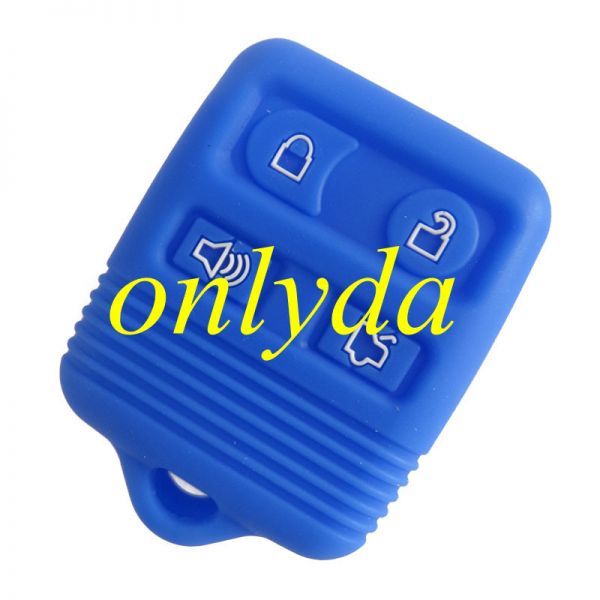 Ford  4 button silicon case (Black,Blue ,Red. Please choose the color)