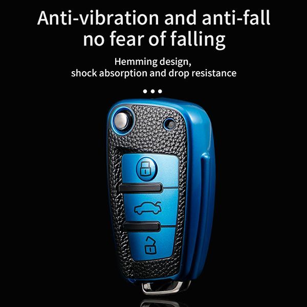 For Audi A3/Q3/Q2L/A1/S3 3button TPU protective key case,please choose the color