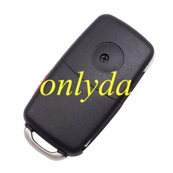 For  VW Touareg 3+1 button remote key blank with badge