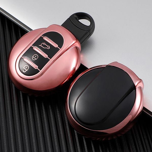 For BMW MINI cooper R55/R56/R60 3 button TPU protecive key case ,please choose the color
