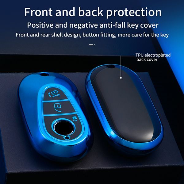 For Benz 3 button TPU protective key case,please choose the color