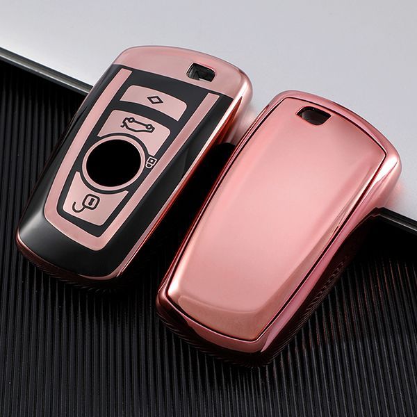 For BMW 5series、525li、520li、3series、GT320li、7series、4series、1series、X3、X4 4 button TPU protective key case , please choose the color