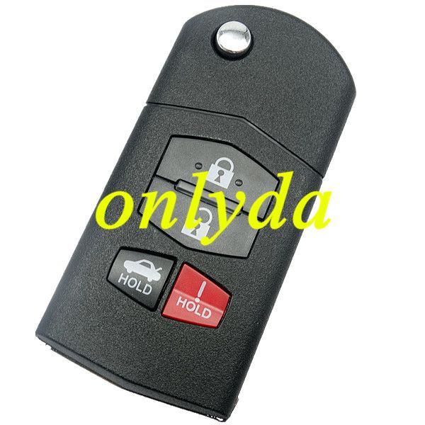 Keydiy B14-3+1 Mazda style 3 button remote key