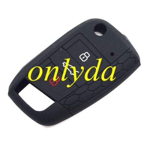 VW 2 button silicon case (Black,Blue ,Red. Please choose the color)