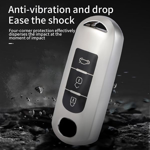 For Mazda 3 button TPU protective key case please choose the color