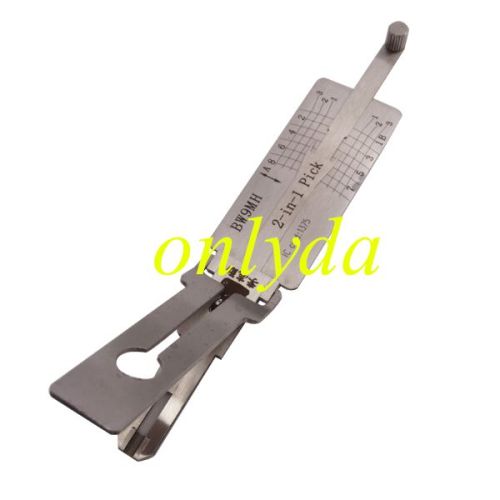 BW9MH BMW motorcycle 2 in 1 lockpick and decoder