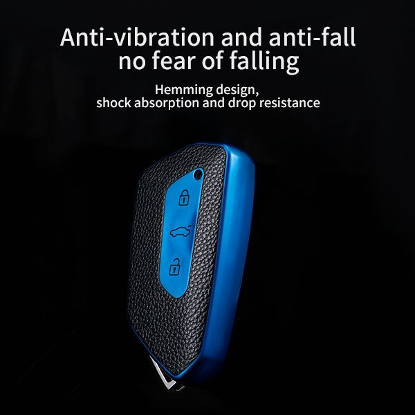 For Golf 8 3 button TPU protective key case black or red color, please choose the color