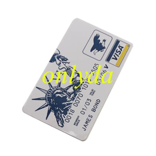 For Bank visa card machine and door lock pick toolJames bond 007, high-class locksmith needed tools.
