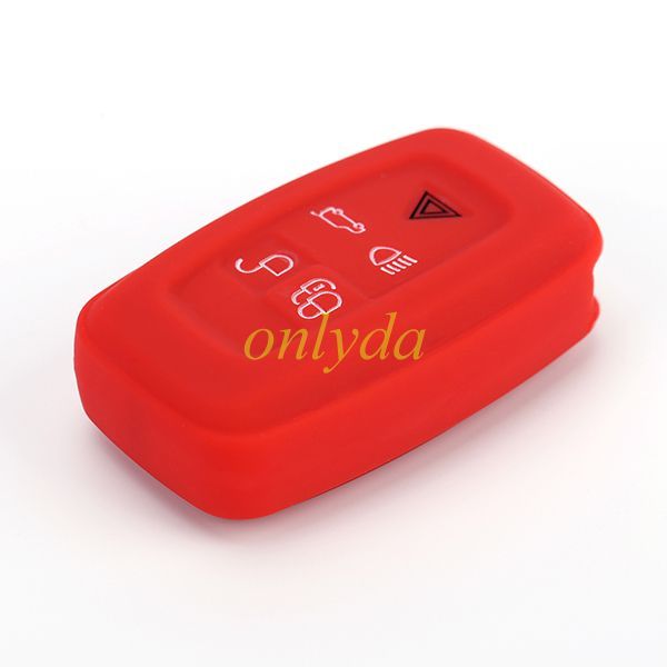 For Landrover 5 button silicon case (black,blue ,red. Please choose the color