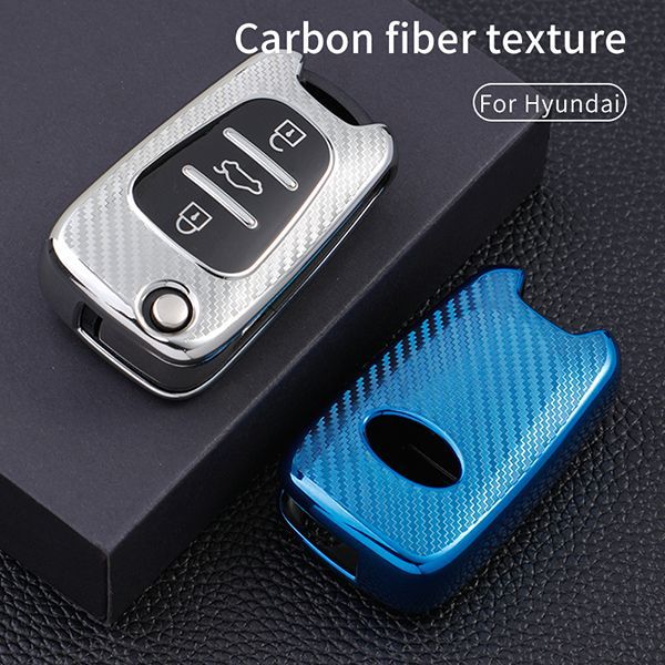 For Hyundai K2 K5 3 button  TPU protective key case,please choose the color