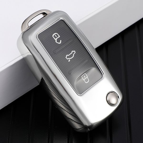 For VW TPU protective key case  black or red color, please choose