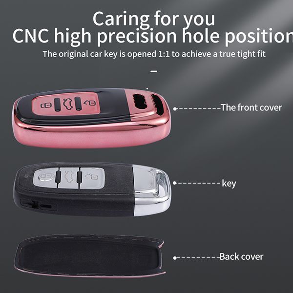 For Audi TPU protective key case,please choose the color