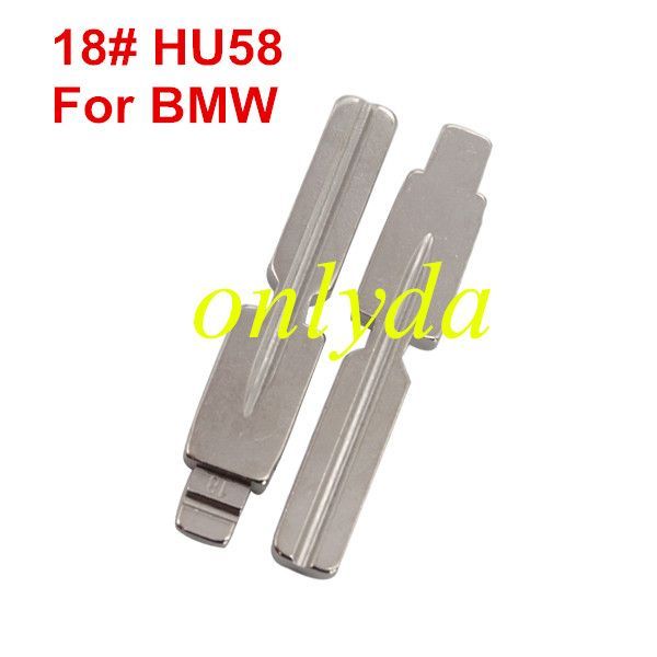 KEYDIY brand key blade 18# HU58 For BMW