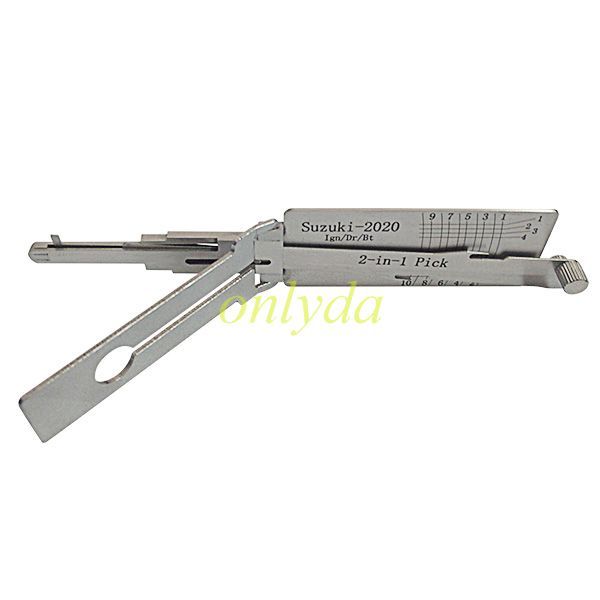 For SUZUKI 2020 lishi 2 in 1 decode and lockpick For Suzuki